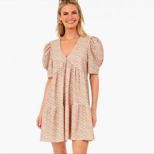 Tuckernuck Hyacinth House - Floral Puff Sleeve Follie Mini Dress NEVER WORN